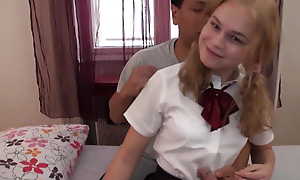 Enjoy The Creampie Making love eith Beautiful Blonde School Girl! - Part.4