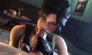 Sepulchre Raider - Lara Croft Compilation 2023 Fastening 2 (Animations with Sounds)