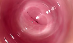 Camera Deep inside Mia's small vagina