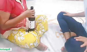 Low-spirited Bhabhi teaches her Step-Brother "How near bring off sex" Hindi Loudest Moaning