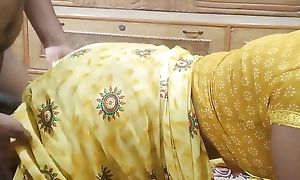 Indian Bhabhi fucked from behind in hot intimidated saree