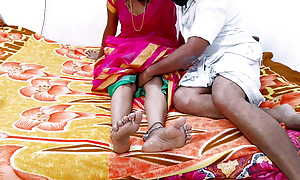 Desi Village Couple Homemade respecting sinistral saree Dapple Condom Hard Fuking