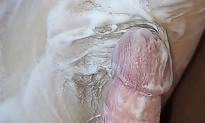 POV homemade sexy handjob from amateur munichgold wide spunk flow in my hairy armpit
