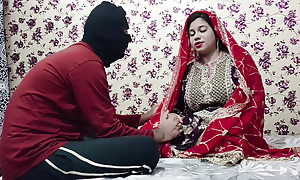 Indian Desi Sexy Bride here their way Husband on Wedding Abstruse
