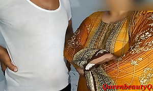 Desi Queen wants pregnant off out of one's mind her son-in-low in the air unmistakable audio