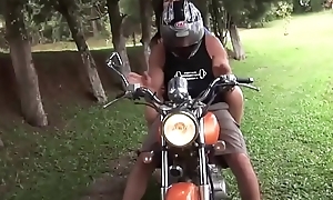 hot boom box fucked on a motorcycle