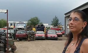Doggystyle Milf by Be passed vulnerable Mechanic vulnerable Duty
