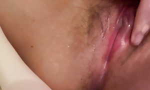 Record the mint pussy check d cash in one's checks a clitoral orgasm, the slimy clit is still bulging