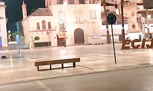 Powered explicit screwed in chum around with annoy middle of chum around with annoy street in Ecija - Seville public porn video