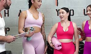 BFFS Don't Bear the expense for Gym Memberships feat. Brookie Blair, Serena Wen and  Ariana Starr - TeamSkeet