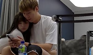 Chinese girl Ranako passionately fucks with a person this babe likes.