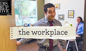 Awkward Hunk To be sure Bonks Boss At Work - Chum around with annoy Office Gay Parody
