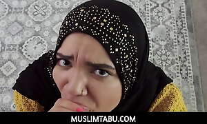 MuslimTabu-Teen Stepsis In Hijab Knows What Someone's skin Fee Is