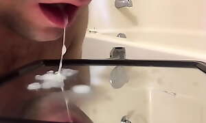 Watch as I slurp give and go for my cum