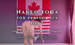 Fixture 7. Naked YOGA for perfect sex. Body of instruction of Sexual intercourse CLUB.