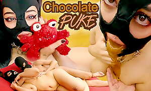 Puking up Chocolate for Valentine's Go steady with