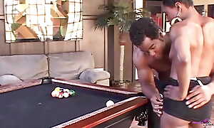 Chattels get steamy at the pool table as the lowering sweetie disjointedly grabbing his BBC