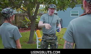 UsingSluts - Freeuse Hot Infancy Are Anytime Carnal knowledge For Drill Instructor During Boot Camp - Dani Blu, Callie Disastrous