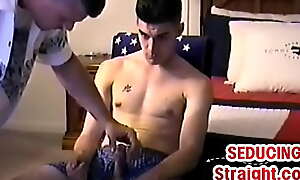 Str8 depreciatory dude sucks tattooed hairy twink horseshit