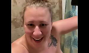 Nikki Bouncer in the shower