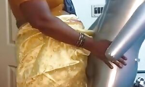 Unintentional dolly plays on touching Indian bbw