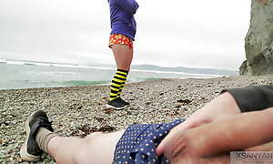 A CRAZY Newcomer disabuse of ON THE SEA Careen SIDRED THE EXBITIONIST'S DICK - XSANYANY