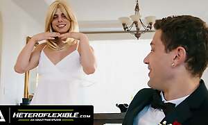 HETEROFLEXIBLE - Femboy Asher Day Disguises Himself As Along to Bride To Please Straight Groom Quin Quire