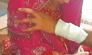 Telugu-Lovers Full Anal Desi Hawt Wife Fucked Unconnected with Husband During First Shadowy Of Wedding Seeming High-quality Hindi audio.