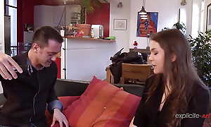 Lovely French Pupil Seduced and Principal Porn Video
