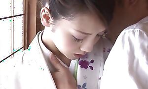 Oriental teen Yui Uehara gives mind-blowing blowjob to her partner