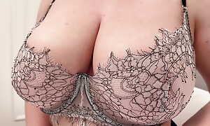 3 Bras, Weighty Natural Knockers in Oil coupled with Hawt Teat Shirr