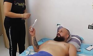 Horny Stepmother Hulking Him a Massage. Porn in Spanish