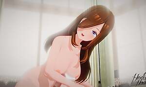 Miku Nakano gets creampied - 3D Uncensored Hentai