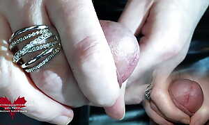 Glans and peehole possession with urethral penetration in lock