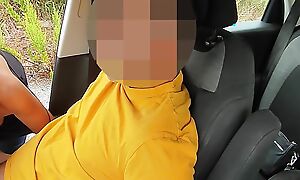 Dick Flash! Cute Ecumenical Gives Me a Oral pleasure in the Parking Lot After Seeing My Chubby Cock - Misscreamy