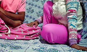 Dasi Indian mama and little one sex in the room