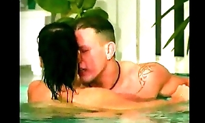 Three Turned on Couples Strip Nude Fuck out by the Pool