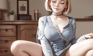 AI generated Android 18 (Dragon Ball)