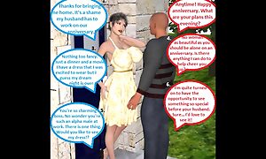 3D Comic Cuckold Wed Gets Misapplied With Her Boss On Her Annive