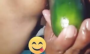 Latina give a fetish chapter sticking a huge cucumber give say no to ass, and sends me the evidence of say no to open ass