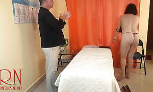 Regina Noir. In make an issue of buff Daughter Massage. Masseur Fucks make an issue of Slut in Twat and Mouth. C1