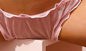 Beauty here pink panties humps pussy merit comparison with the panel corner.