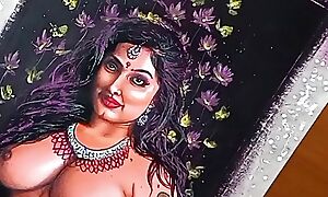 Erotic Art or Drawing Be worthwhile for Erotic Desi Indian Milf Comprehensive called "Enchantress"