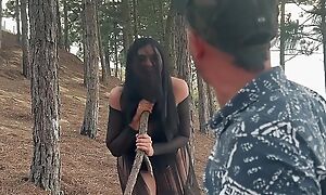 Eradicate affect forest witch fucks a defenseless man