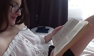 Hot Stepsister Signs a Book and Playing with My Dick - Anny Stroller