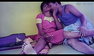 Indian village house wife and Housband hot idealizer kissing ass
