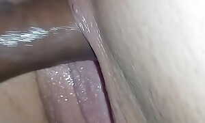 She get's the brush wet ass pussy a creampie filling