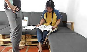 Homemade Schoolgirl! Mexican Student in Physical Education Uniform On! HD Home Video!