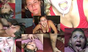 Uruguayan Doll Compilation be required of Cumshots on the Face together with in the Mouth