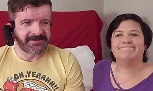 Casting Desperate Amateurs Foxxxy Lexi and Emma get their big titty milf wet cracks stretched
